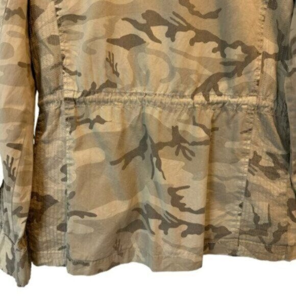 Lily Aldridge by Velvet | Women's Camouflage Full Zip Snap Jacket Size Small - Picture 9 of 12